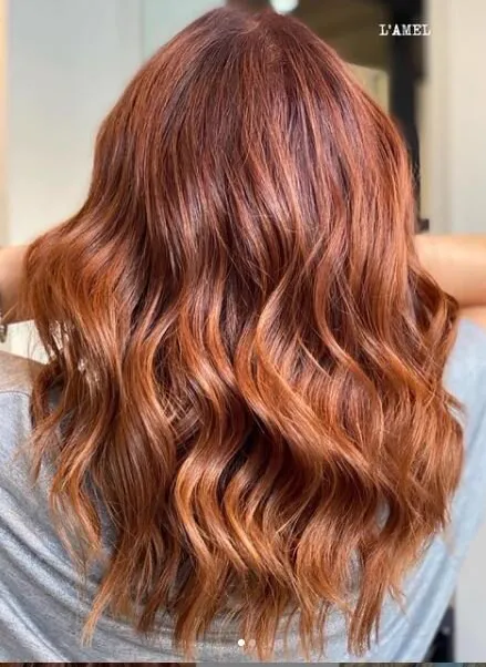 Copper colour and waves by L'AMEL